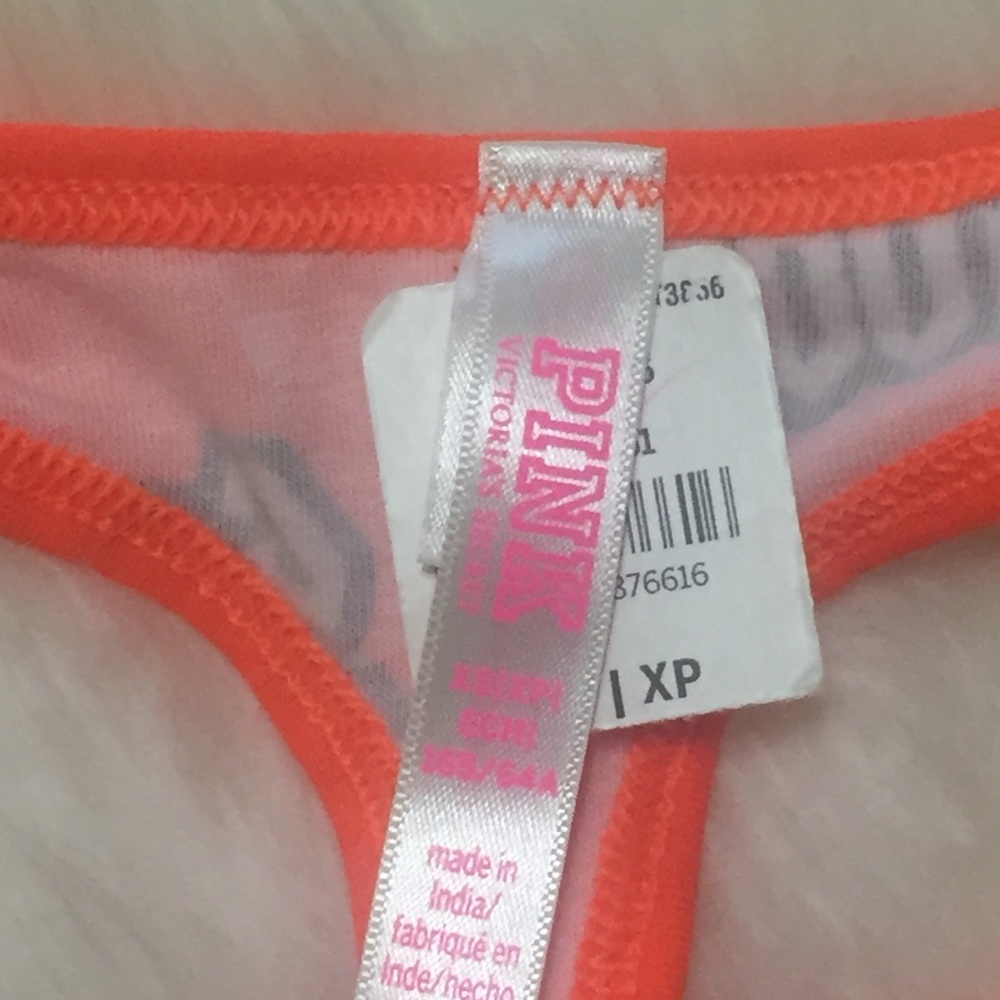 🎃Halloween Panty VS XS PINK Thong Boo Spooky Holiday Sexy Panty 🎃🕸🕷💀👻 - Picture 9 of 10